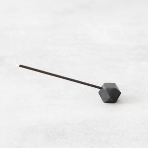 14-Sided Blackened Brass Incense Stick Holder Black - CASTIN'-Incense Holder-CASTIN'-SANTOKU NYC