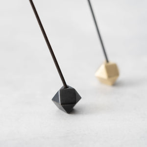 14-Sided Blackened Brass Incense Stick Holder Black - CASTIN'-Incense Holder-CASTIN'-SANTOKU NYC