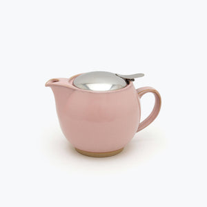 BEE HOUSE Round Teapot for One 15 oz Earth Color - ZERO JAPAN-Coffee & Tea-ZERO JAPAN-Sakura Pink-SANTOKU NYC