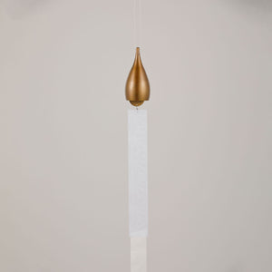 Brass Wind Chime Drop, Golden Brown - NOUSAKU-Art & Collectibles-NOUSAKU-SANTOKU NYC