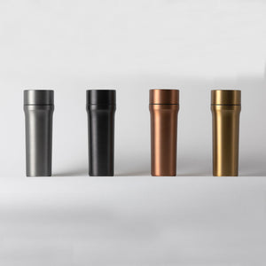 ovject Enamel Interior 3-Way Insulated Vacuum Bottle - Gold-Water Bottles-ovject-SANTOKU NYC