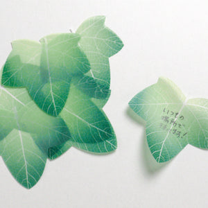 Flower Petal and Leaf Memos Leaf Green - paperable-Stationery-paperable-SANTOKU NYC