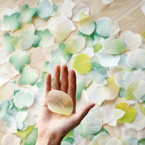 Flower Petal and Leaf Memos Leaf Pink - paperable-Stationery-paperable-SANTOKU NYC