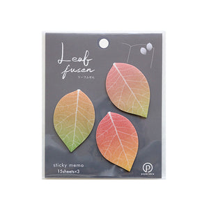 Flower Petal and Leaf Stickies Leaf Pink - paperable-Stationery-paperable-SANTOKU NYC
