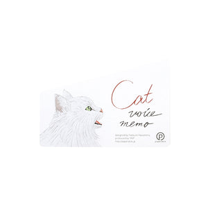 Cat Voice Memo Chinchilla Cat - paperable-Stationery-paperable-SANTOKU NYC