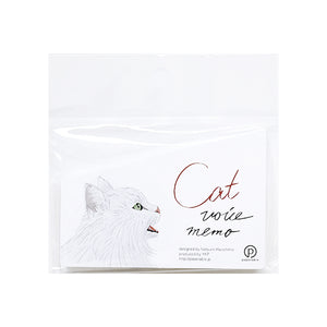 Cat Voice Memo Chinchilla Cat - paperable-Stationery-paperable-SANTOKU NYC