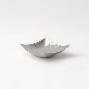 Tsuiki Suzugami Hand-Hammered Bendable Paper-Thin Tin Plate 'Samidare' Square - Syouryu-Kitchen & Tableware-syouryu-SANTOKU NYC