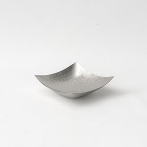 Tsuiki Suzugami Hand-Hammered Bendable Paper-Thin Tin Plate 'Samidare' Square - Syouryu-Kitchen & Tableware-syouryu-SANTOKU NYC