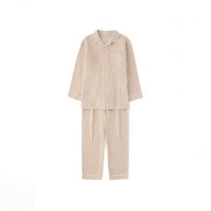 Marshmallow Gauze Pajama - UCHINO-Home & Wellness-UCHINO-S/M Unisex-Beige-SANTOKU NYC