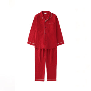 Marshmallow Gauze Pajama - UCHINO-Home & Wellness-UCHINO-S/M Unisex-Red-SANTOKU NYC