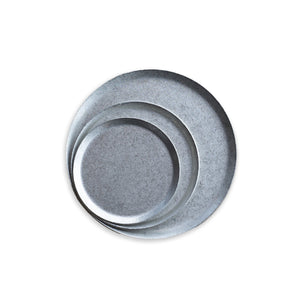 Matte Pewter Circle Tray - a.278-Home decor-a.278-2.9"-SANTOKU NYC