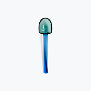 TWO TONE Heat-Resistant Glass Spoon - amabro-Glassware-SANTOKU NYC