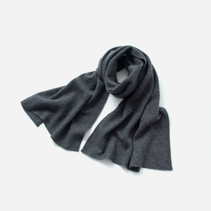 Angel Cashmere Knit Scarf - UTO-Home & Wellness-UTO-Charcoal Gray-SANTOKU NYC