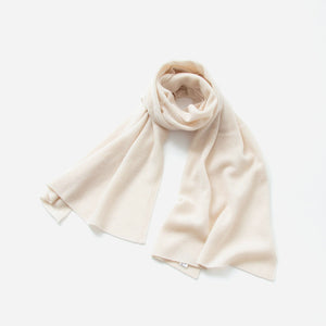 Angel Cashmere Knit Scarf - UTO-Home & Wellness-UTO-Beige-SANTOKU NYC