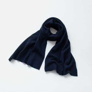 Angel Cashmere Knit Scarf - UTO-Home & Wellness-UTO-Navy-SANTOKU NYC