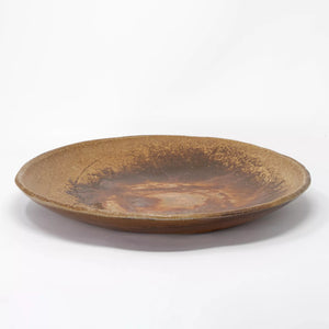 Japanese Bizen Ware Round Plate, Microwave & Oven Safe – ONI BIZEN-Plates-ONI BIZEN-SANTOKU NYC