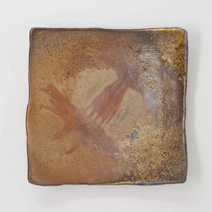 Japanese Bizen Ware Square Plate, Microwave & Oven Safe – ONI BIZEN-Plates-ONI BIZEN-L-SANTOKU NYC