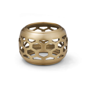 Brass Candle Shade with Glass Holder & Candle - NOUSAKU-Candle Holder-NOUSAKU-SANTOKU NYC