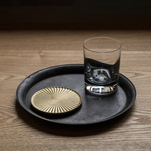 Brass Coaster 'Lightbeam' - FUTAGAMI-Coaster-FUTAGAMI-SANTOKU NYC