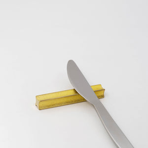 Brass Cutlery Rest Set of 4 'Shooting star' S/L - FUTAGAMI-Cutlery Rest-FUTAGAMI-SANTOKU NYC