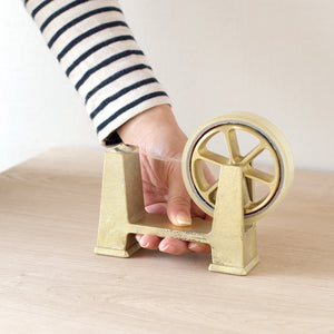 Brass Desktop Tape Dispenser Large - FUTAGAMI-Tape Dispenser-FUTAGAMI-SANTOKU NYC