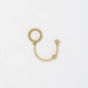 Brass Key Ring 'Shooting Star' Circle - FUTAGAMI-Key Ring-FUTAGAMI-SANTOKU NYC