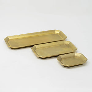 Brass Tray Large - FUTAGAMI-Trays + Catchalls-FUTAGAMI-SANTOKU NYC