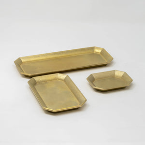 Brass Tray Large - FUTAGAMI-Trays + Catchalls-FUTAGAMI-SANTOKU NYC