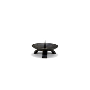 Brass Tripod Candle Holder - NOUSAKU-Candle Holder-NOUSAKU-Antique Blackish Brown Finish-SANTOKU NYC