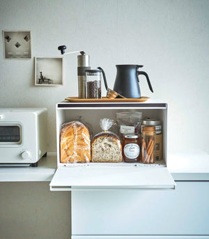 Bread Steel Box Horizontal/Vertical - Yamazaki Home-Bread Box-Yamazaki Home-SANTOKU NYC