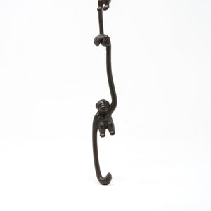 Cast Iron Japanese Monkey Hand S-Hook Brown - Takenaka Douki-Hooks-Takenaka Douki-SANTOKU NYC