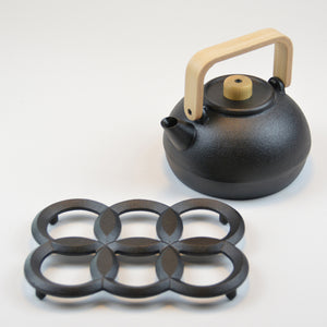 Cast Iron Trivet - Seven-Leaf - Chushin Kobo-Trivet-Chushin Kobo-SANTOKU NYC
