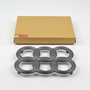 Cast Iron Trivet - Seven-Leaf - Chushin Kobo-Trivet-Chushin Kobo-SANTOKU NYC
