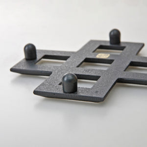 Cast Iron Trivet – Traditional Kumiko Lattice Design - Chushin Kobo-Trivet-Chushin Kobo-SANTOKU NYC