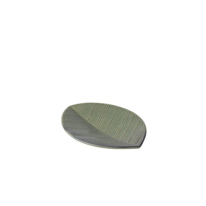 HAZARA Leaf Plate Small – Green - ceramic japan-Plates-ceramic japan-SANTOKU NYC