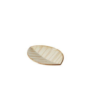 HAZARA Leaf Plate Small – White - ceramic japan-Plates-ceramic japan-SANTOKU NYC