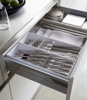 Cutlery Organizer: Three Styles - Yamazaki Home-Drawer Organizer-Yamazaki Home-SANTOKU NYC