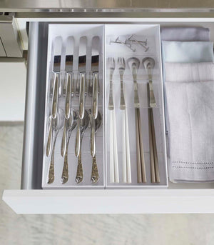 Cutlery Organizer: Three Styles - Yamazaki Home-Drawer Organizer-Yamazaki Home-SANTOKU NYC