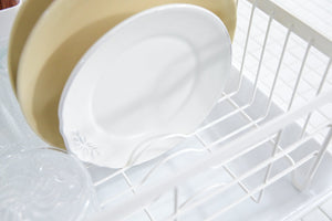 Steel & Wood Dish Rack - Yamazaki Home-Dish Rack-Yamazaki Home-SANTOKU NYC