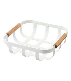 Fruit Basket, Steel + Wood - Yamazaki Home-Fruit Basket-Yamazaki Home-SANTOKU NYC