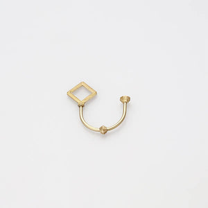 Brass Key Ring 'Shooting Star' Diamond - FUTAGAMI-Key Ring-FUTAGAMI-SANTOKU NYC