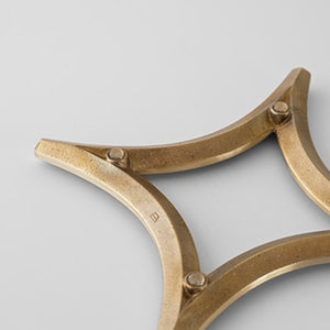 Brass Trivet 'The Star' - FUTAGAMI-Kitchen & Tableware-FUTAGAMI-SANTOKU NYC