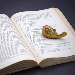 Brass Paperweight – Fortune Welcomer Pufferfish - GINGADO-Art & Collectibles-GINGADO-SANTOKU NYC