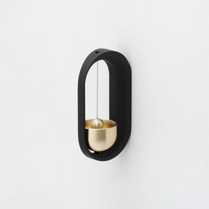 Hanging Door Chime Black - Kyujo-Door Bells & Chimes-SANTOKU NYC