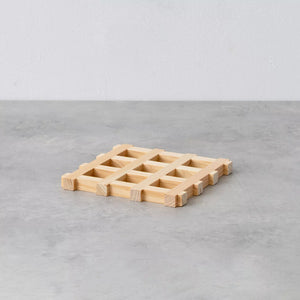 Wood Trivet Hinoki - TOSARYU-Trivet-TOSARYU-SANTOKU NYC