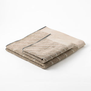 Japanese Washi Blend Quick-Dry Towel 'Karesansui' - Murakami Pile-Home & Wellness-MURAKAMI PILE-SANTOKU NYC