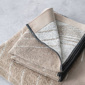 Japanese Washi Blend Quick-Dry Towel 'Karesansui' - Murakami Pile-Home & Wellness-MURAKAMI PILE-SANTOKU NYC