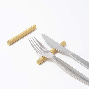 Brass Cutlery Rest, Set of 2 - KISEN-Cutlery Rest-KISEN-SANTOKU NYC