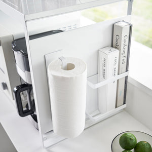 Kitchen Appliance Rack With Steel Side Panel, Steel - Yamazaki Home-Countertop Shelf-Yamazaki Home-SANTOKU NYC