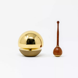 KOIZUMIYA Orin Singing Bowl with Striker ‘Zen™ series Zen Bell™ TAMAYURARIN’ - Koizumi Seisakusho-Bells-Koizumi Seisakusho-A: Wood Ringer Stick Brass Finish-SANTOKU NYC